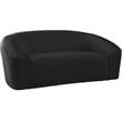 Meridian Furniture Riley Black Velvet Loveseat