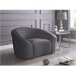 Meridian Furniture Riley Gray Velvet Chair