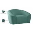 Meridian Furniture Riley Mint Velvet Chair