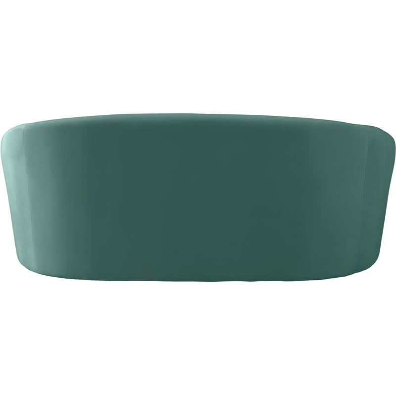 Meridian Furniture Riley Mint Velvet Loveseat