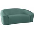 Meridian Furniture Riley Mint Velvet Loveseat