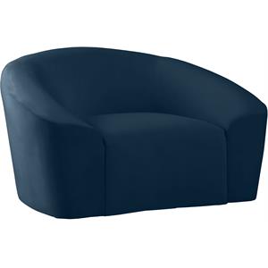 Meridian Furniture Riley Navy Velvet Chair