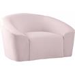 Meridian Furniture Riley Pink Velvet Chair