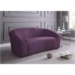 Meridian Furniture Riley Purple Velvet Loveseat