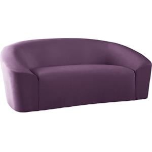 Meridian Furniture Riley Purple Velvet Loveseat