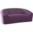 Meridian Furniture Riley Purple Velvet Loveseat