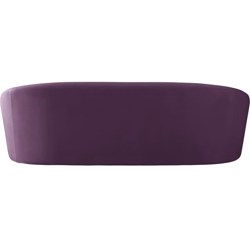 Meridian Furniture Riley Purple Velvet Sofa