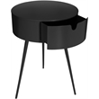 Meridian Furniture Bali Black Metal Nightstand