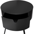 Meridian Furniture Bali Black Metal Nightstand