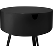 Meridian Furniture Bali Black Metal Nightstand
