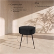 Meridian Furniture Bali Black Metal Nightstand