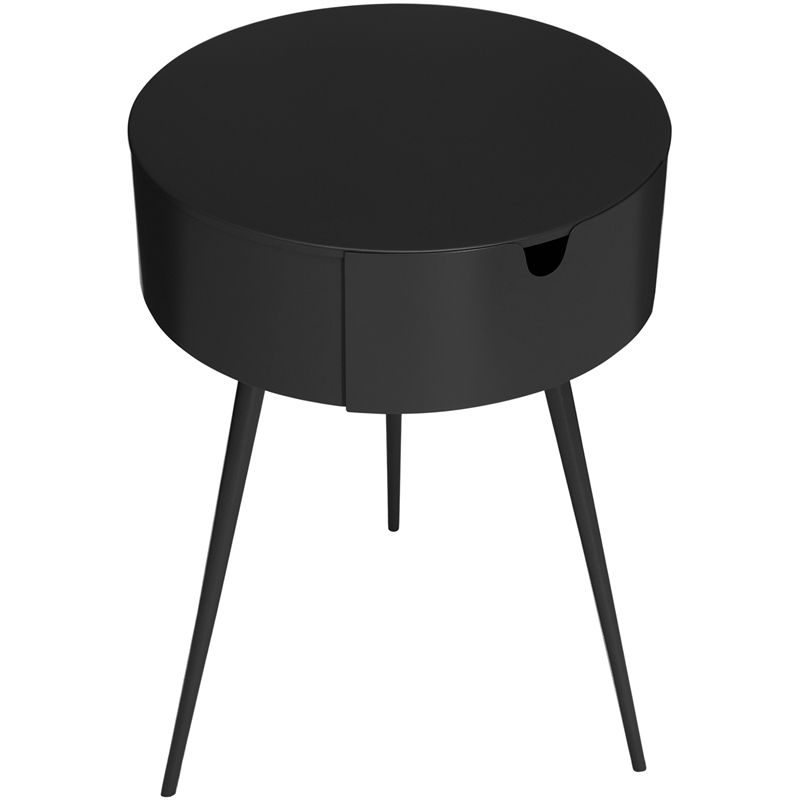 Meridian Furniture Bali Black Metal Nightstand