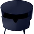 Meridian Furniture Bali Navy Metal Nightstand