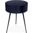 Meridian Furniture Bali Navy Metal Nightstand
