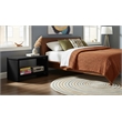 Meridian Furniture Cleo Black Velvet Nightstand