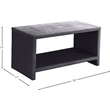 Meridian Furniture Cleo Gray Velvet Nightstand