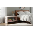 Meridian Furniture Cleo Pink Velvet Nightstand