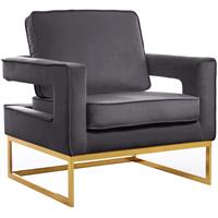 noah velvet accent chair