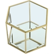Meridian Furniture Sei Modular Stainless Steel and Glass Coffee Table