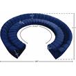 Meridian Furniture Infinity Navy Velvet 11pc. Modular Sectional
