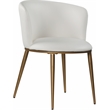 Meridian Furniture Skylar White Vegan Leather Dining Chair (Set of 2)