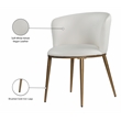 Meridian Furniture Skylar White Vegan Leather Dining Chair (Set of 2)