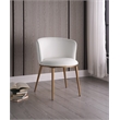 Meridian Furniture Skylar White Vegan Leather Dining Chair (Set of 2)