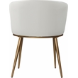 Meridian Furniture Skylar White Vegan Leather Dining Chair (Set of 2)