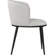 Meridian Furniture Skylar White Vegan Leather Dining Chair (Set of 2)