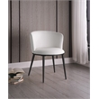 Meridian Furniture Skylar White Vegan Leather Dining Chair (Set of 2)