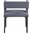 Meridian Furniture Caleb Gray Velvet Dining Chair (Set of 2)
