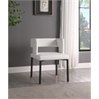 Meridian Furniture Caleb White Vegan Leather Dining Chair (Set of 2)