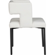 Meridian Furniture Caleb White Vegan Leather Dining Chair (Set of 2)