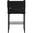 Meridian Furniture Caleb Black Velvet Counter Stool (Set of 2)