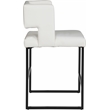 Meridian Furniture Caleb White Vegan Leather Counter Stool (Set of 2)