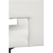 Meridian Furniture Caleb White Vegan Leather Counter Stool (Set of 2)