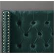 Meridian Furniture Barolo Green Velvet Twin Bed