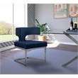 Meridian Furniture Alexandra Navy Velvet Dining Chair