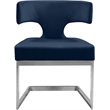 Meridian Furniture Alexandra Navy Velvet Dining Chair