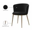 Meridian Furniture Skylar Black Velvet Dining Chair (Set of 2)