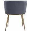 Meridian Furniture Skylar Gray Velvet Dining Chair (Set of 2)