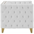 Meridian Furniture Michelle White Vegan Leather Chair