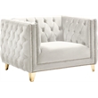Meridian Furniture Michelle Cream Velvet Chair