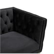 Meridian Furniture Michelle Black Velvet Sofa