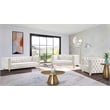 Meridian Furniture Michelle Cream Velvet Sofa