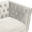 Meridian Furniture Michelle Cream Velvet Sofa
