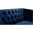 Meridian Furniture Michelle Navy Velvet Loveseat