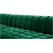 Meridian Furniture Gwen Green Velvet 3pc. Sectional