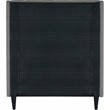 Meridian Furniture Eva Gray Velvet Upholstered Twin Bed