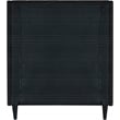 Meridian Furniture Eva Black Velvet Upholstered Twin Bed